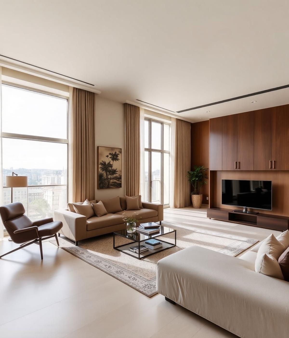 Modern luxury apartment interior