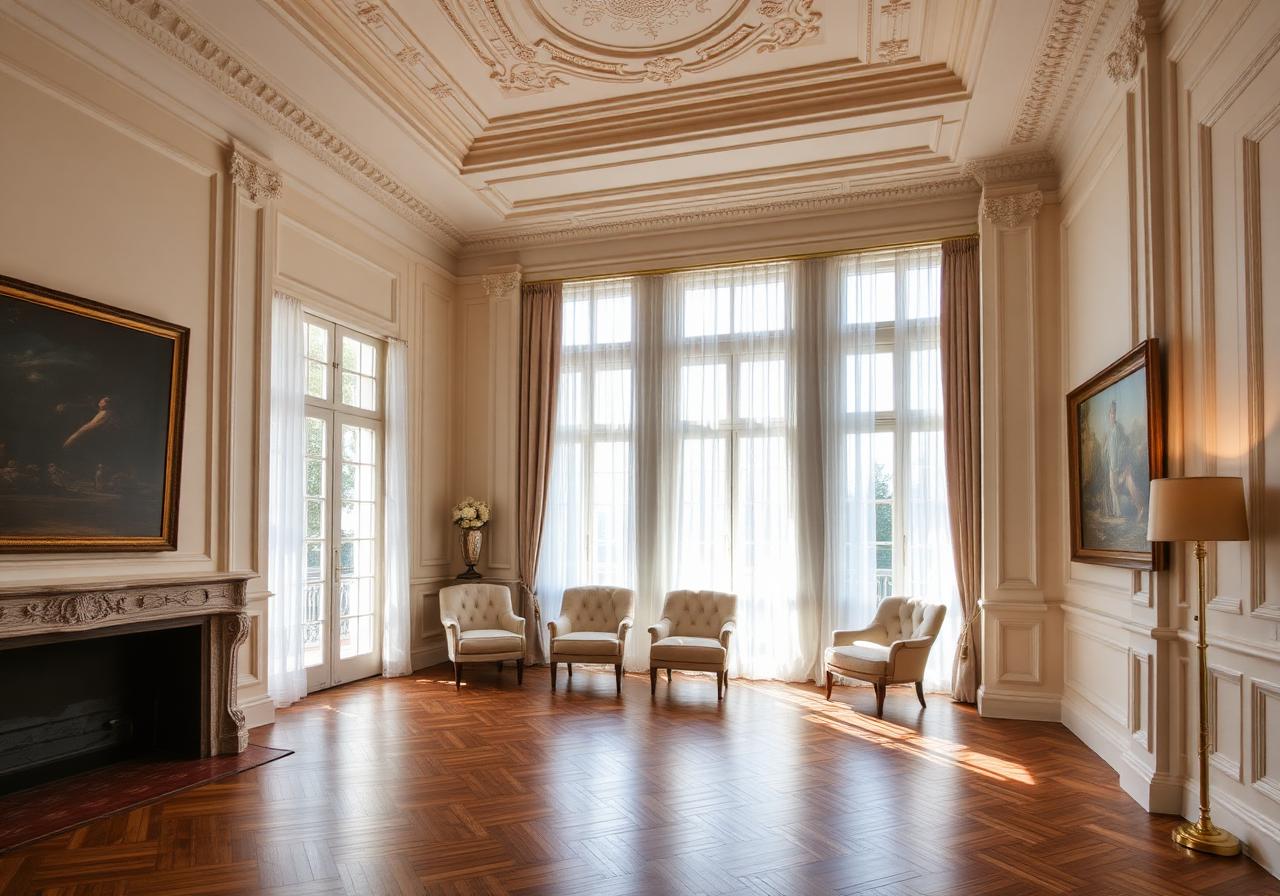 Renovated Budapest apartment interior