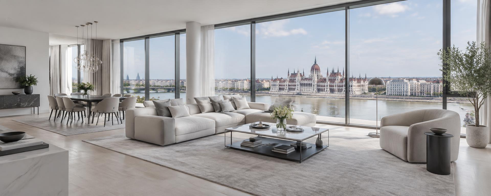 Elegant Budapest apartment overlooking the Danube