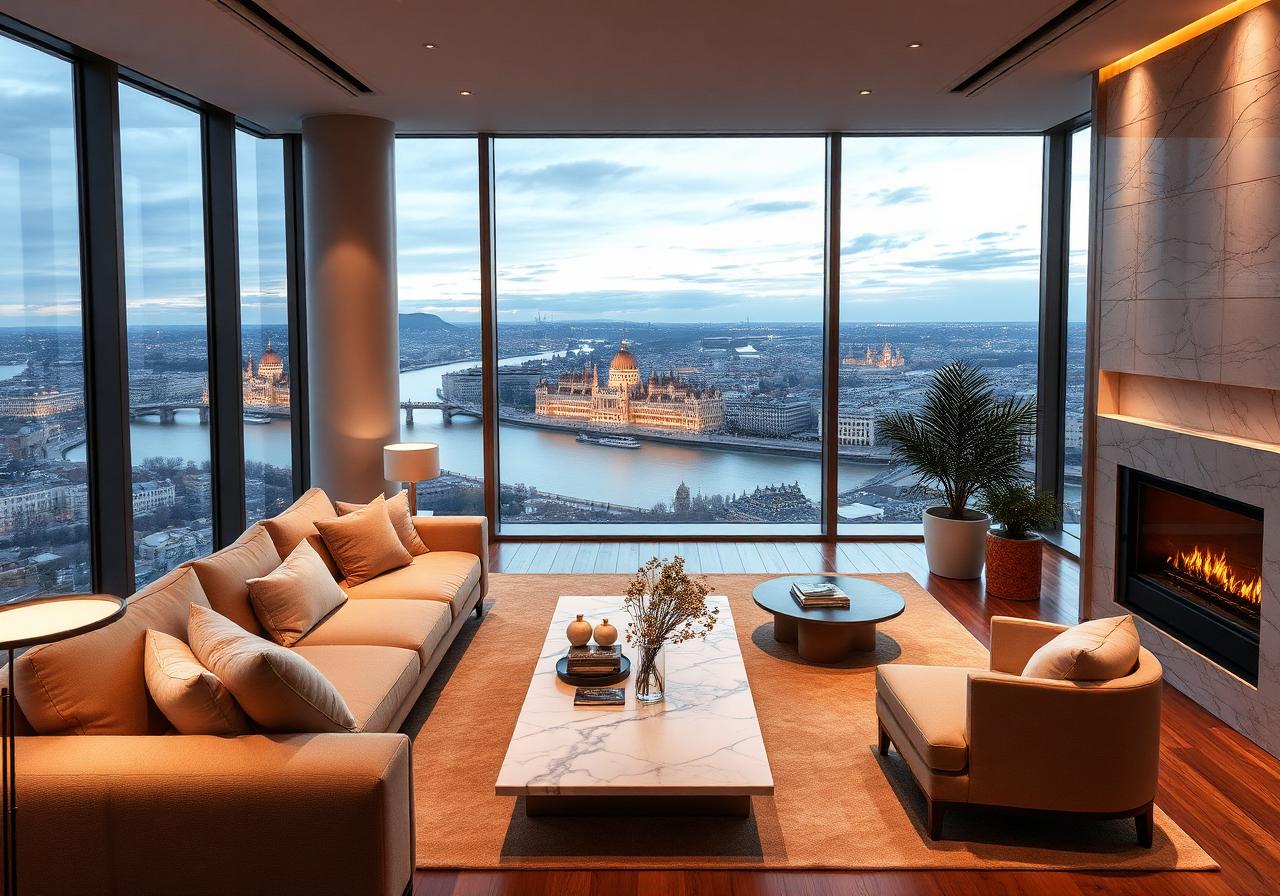 Belváros Penthouse with Danube Views